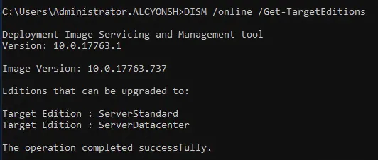 How to convert and activate Windows Server evaluation with purchased license keys