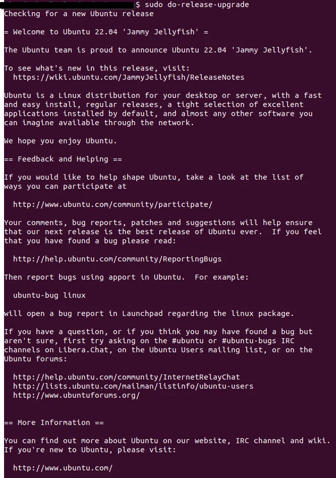 How to upgrade Linux Ubuntu to latest major release
