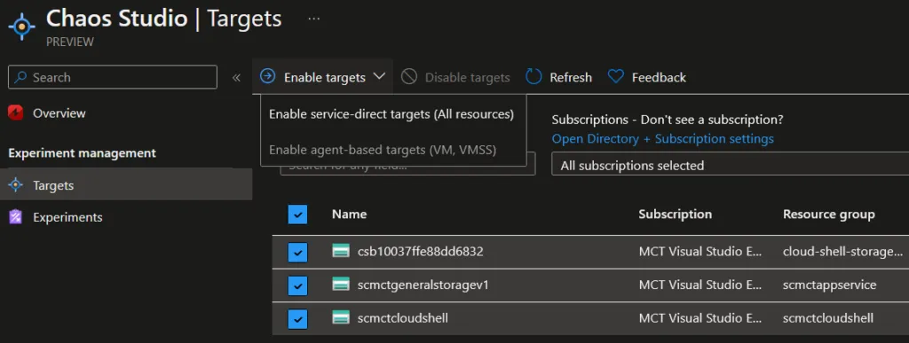 Azure cloud infrastructure and application testing