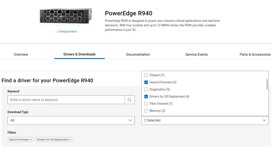 How to update server drivers and firmware