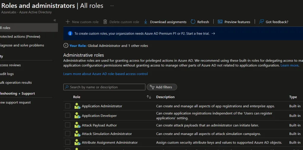 How to create custom RBAC roles in Azure