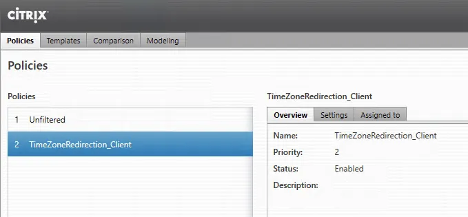 How to configure Citrix Virtual Apps and Desktops time zone redirection