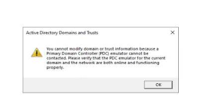move operation master roles - initial error