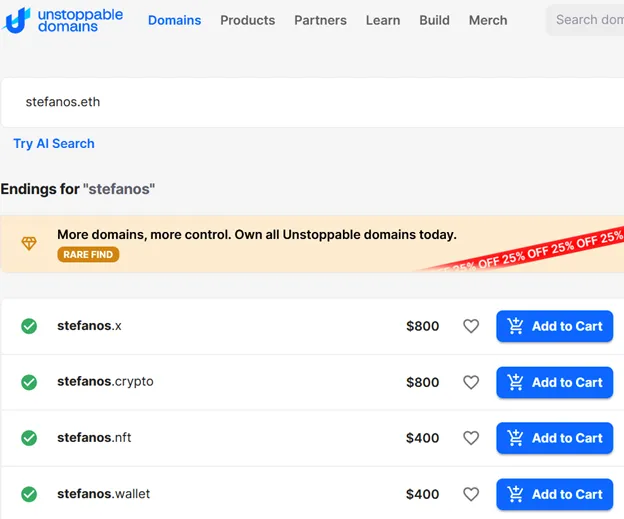 How to register a Web3 domain name